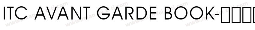 ITC AVANT GARDE BOOK字体转换